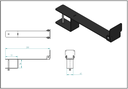 Shelf Bracket - with 20CM Arm