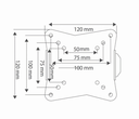 Wall Bracket for Small Screens (up to 30kg)