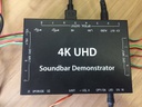 4K SoudBar Demonstrator - MultiFunctions Android Audio&amp;VideoMediaplayer - 8x Digital Output + optional LED strips 
