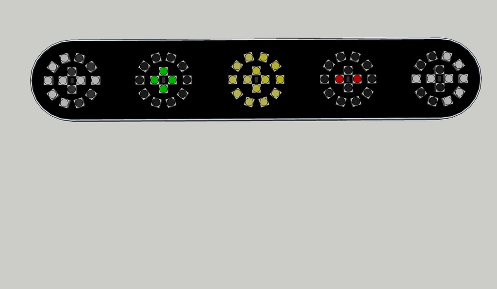 TouchLess button with LED indicator (LEZR)