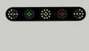 TouchLess button with LED indicator (LEZR)