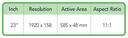 23inch Long Stretched Android Display - Touch