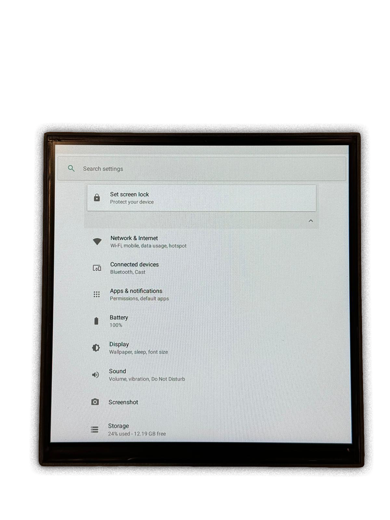 7.5inch Android Square LCD - Roombooking