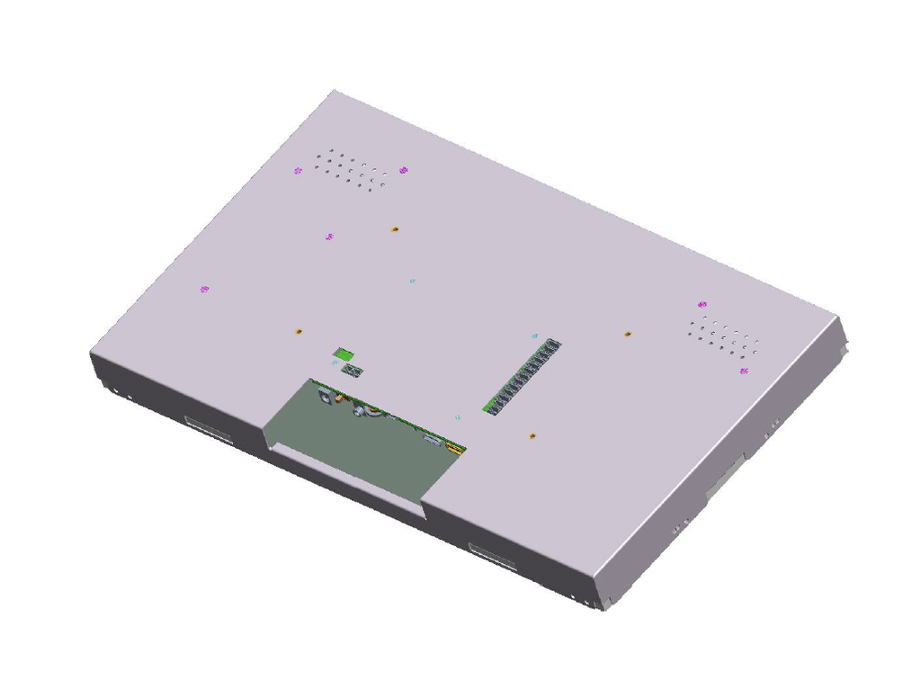 18.5inch MediaScreen - Open Metal Frame - No Mounting strips