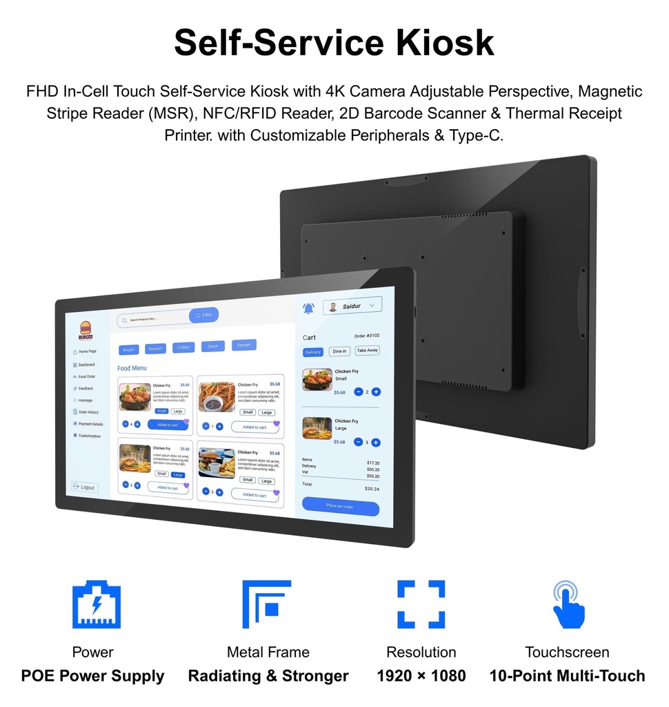 Android Kiosk Screen (WM Series)