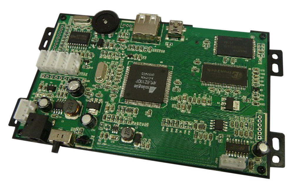 3.5inch Digital MediaScreen - Open Frame - AutoStart-Play-Repeat Video or Slides + Optional In- & Output Features - Back