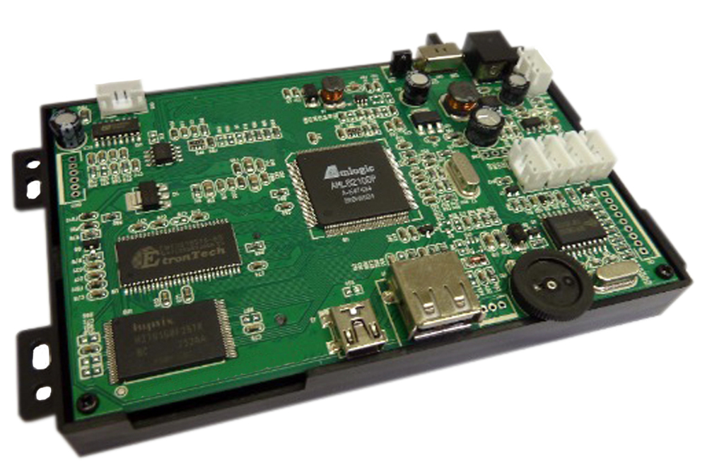 5inch Digital MediaScreen - Open Frame - AutoStart-Play-Repeat Video or Slides + Optional In- & Output Features - Back
