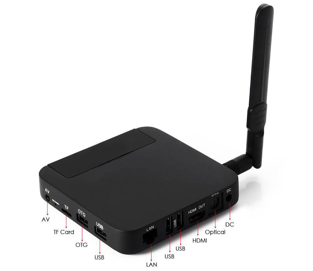 Android Mediaplayer EvenFlow - WIFI - LAN - Android 4.4/5.1 RK3288 - 2GB-16GB - Portals