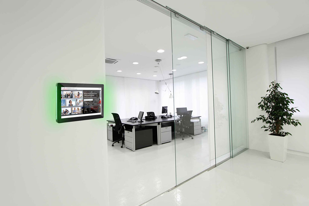 10,1inch Android - TouchScreen - MeetingRoom Display - Shop - Green