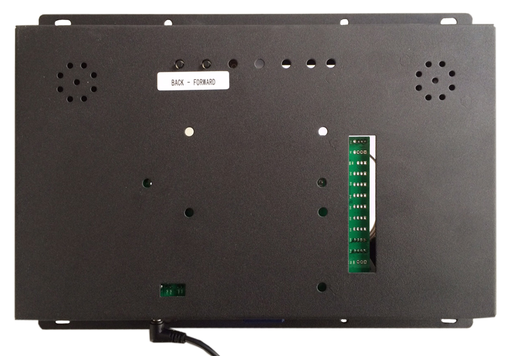 11.6inch Digital MediaScreen - Open Frame - AutoStart-Play-Repeat Video or Slides + Optional In- & Output Features - Back 