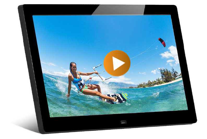 10.1inch Digital MediaScreen - with HDMI and Full HD internal videoplayer