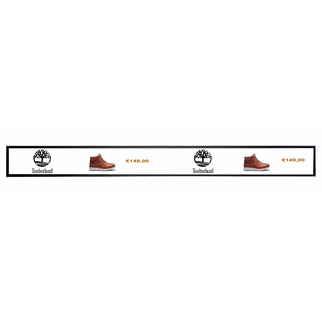 23.1inch Long Stretched Shelf Display, including HDMI IN & OUT and opt. Internal Mediaplayer