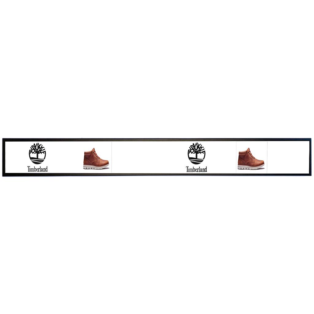 19inch Long Stretched Shelf Display, including HDMI IN & OUT and opt. Internal Mediaplayer