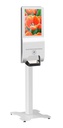 000 21.5inch Sanitizer Display - Touch - FreeStanding