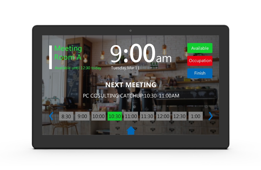 13.3inch Android MeetingRoom Display - TouchScreen - Black