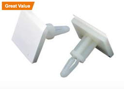 [AC-PIN-PCB-Adhesive] Pin for PCB Mounting - Lock-In support with Adhesive base, Plastic.