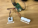 AudioBoard with Multi Output Jacks (6) plus external PressButtons - optional connection LED strips - Input Mobile device 