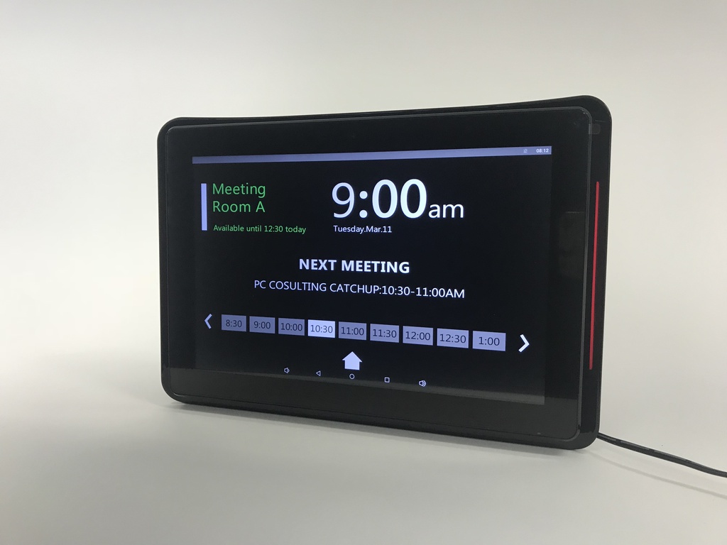 10.1inch Android MeetingRoom Display - TouchScreen - Black / Black