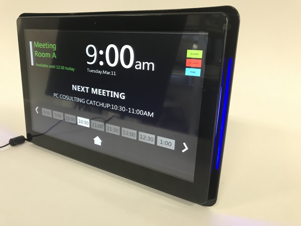 13.3inch Android MeetingRoom Display - TouchScreen - Black / Black