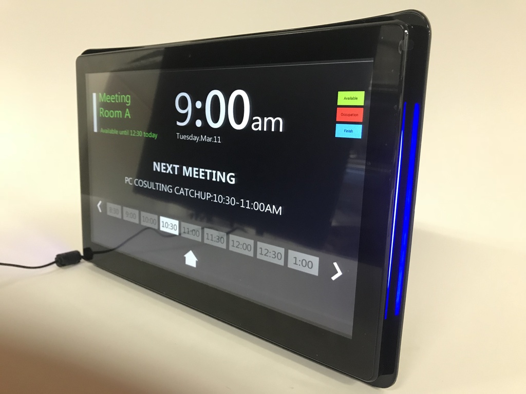 13.3inch Android MeetingRoom Display - TouchScreen - Black / Black