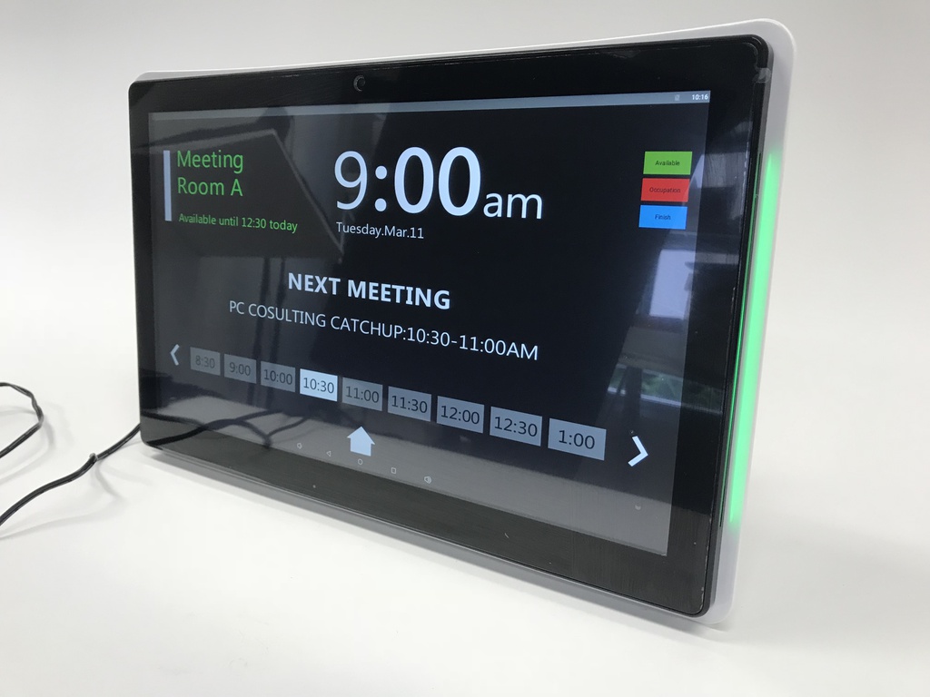 15.6inch Android MeetingRoom Display - TouchScreen - Black / White