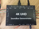 4K SoudBar Demonstrator - MultiFunctions Android Audio&VideoMediaplayer - 8x Digital Output + optional LED strips 