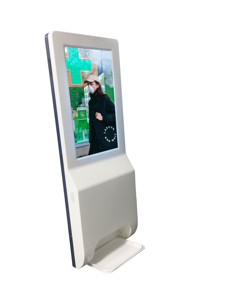 21.5inch Sanitizer Display - TouchScreen - FreeStanding