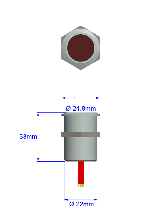 Touchless Sensor Button