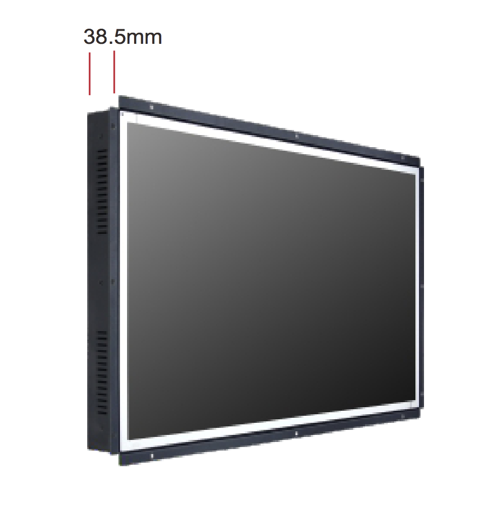 21.5inch MediaScreen OpenFrame - Metal Housing Side