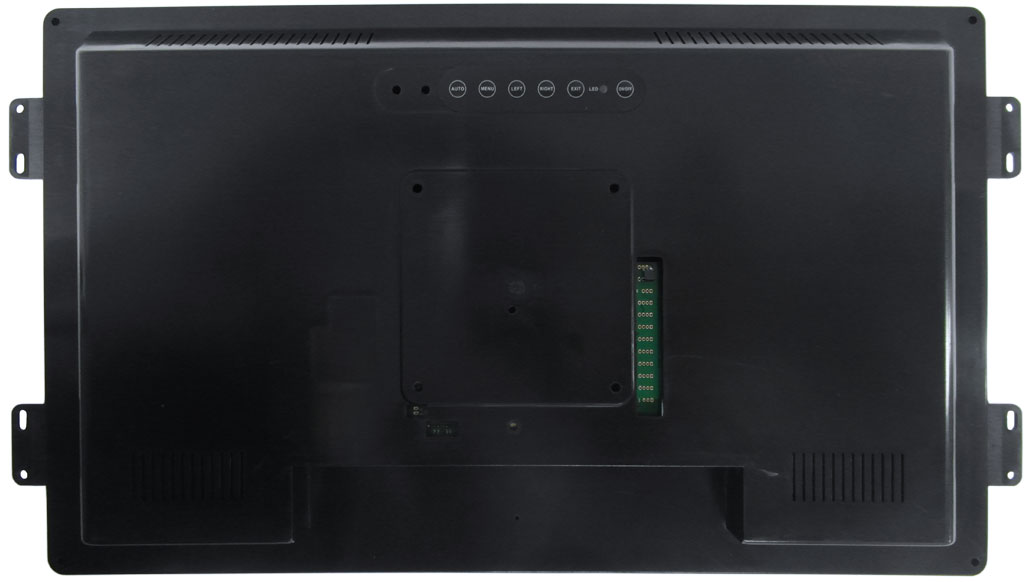21,5inch Digital MediaScreen - Open Frame - AutoStart-Play-Repeat Video or Slides + Optional In- & Output Features - Back