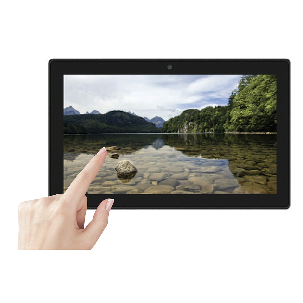 10inch Touch InfoDisplay IPS - Plastic Housing