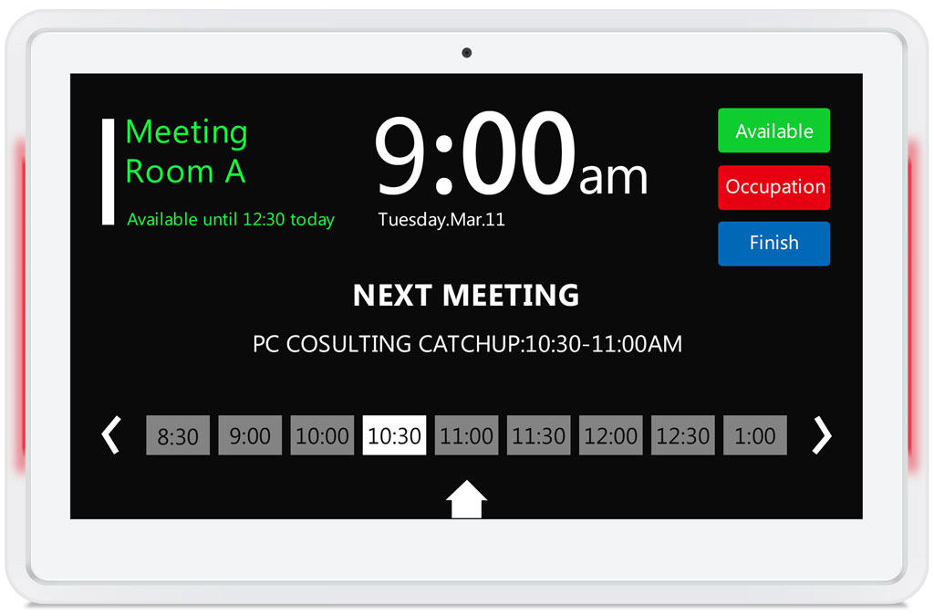 13.3inch Android MeetingRoom Display - TouchScreen - White / White 