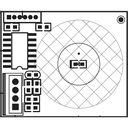 Capacitive TouchButton with External Cable - Small - 28.5x25mm