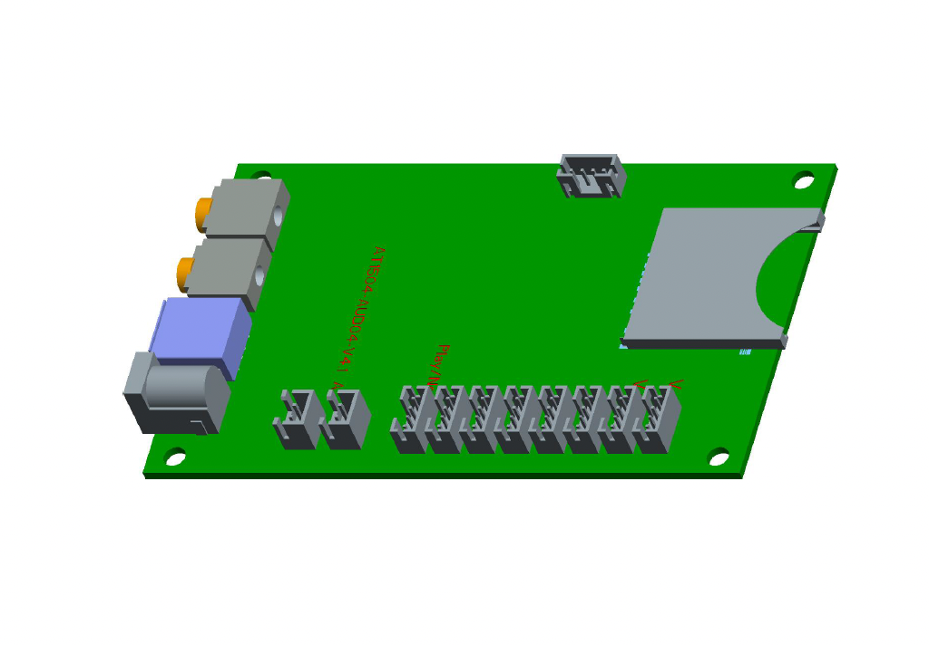 AudioBoard - 2x Jack 3.5mm + Pushbuttons