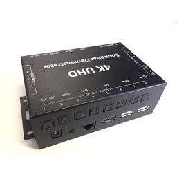 [AC-4KMP-AIO-1508-V19.0+8SPDIF] 4K SoudBar Demonstrator - MultiFunctions Android Audio&amp;VideoMediaplayer - 8x Digital Output + optional LED strips 