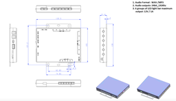 AudioBoard V14.0 - Multi Jack out - Plastic Housing