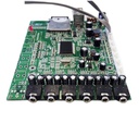 AudioBoard with Multi Output Jacks (6) plus external PressButtons - optional connection LED strips - Input Mobile device 